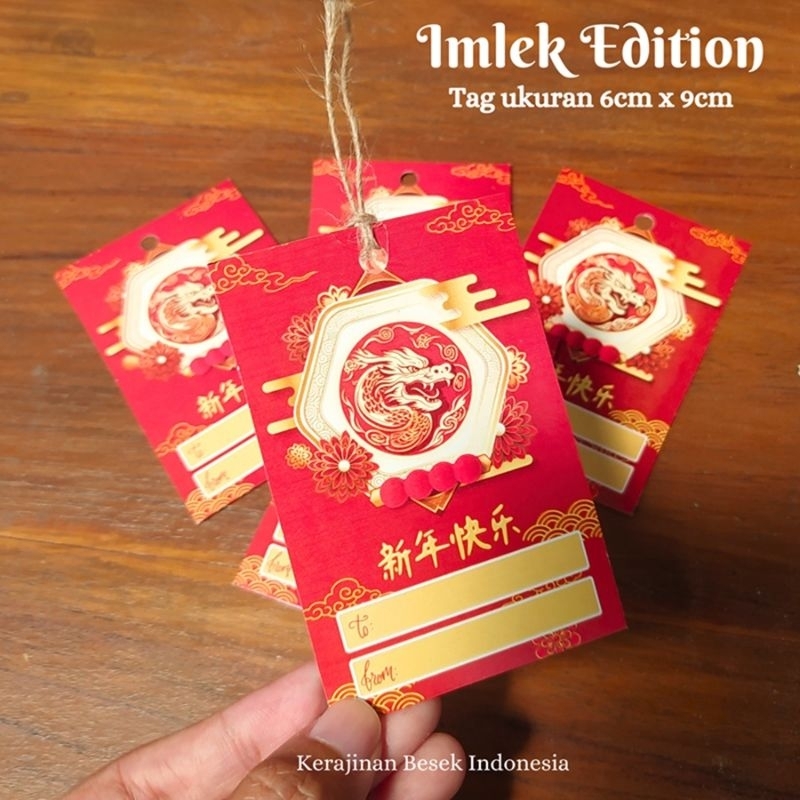 

HANG TAG FREE TALI 10 LEMBAR IMLEK CNY TAHUN BARU NAGA CHINESE NEW YEAR 2024 HAMPERS