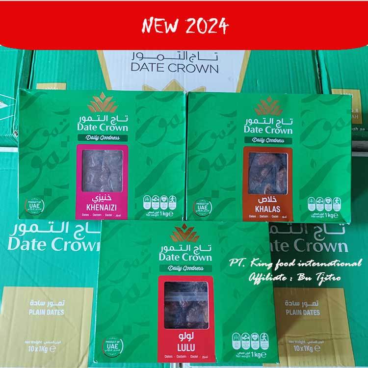 

Kurma Date Crown Khenaizi - Lulu - Khalas 1Kg Original