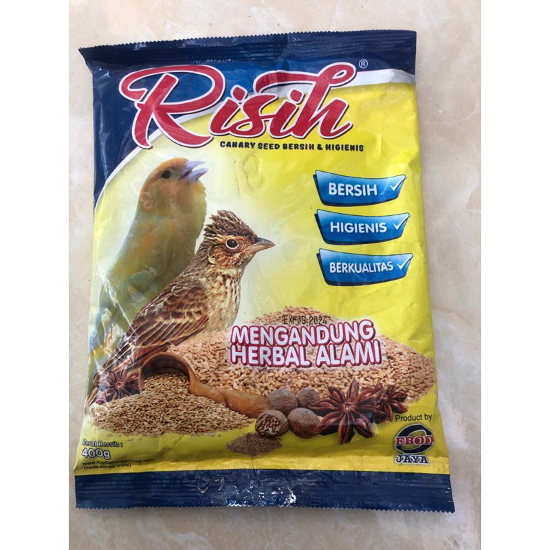 EBOD RISIH PAKAN HARIAN KENARI BRANJANGAN BIJI MILLET CANARY SEED