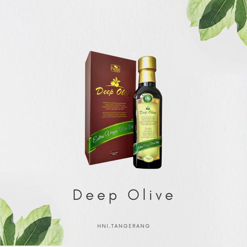 

Deep Olive Oil extra virgin oil minyak zaitun Food Grade HNI HPAI