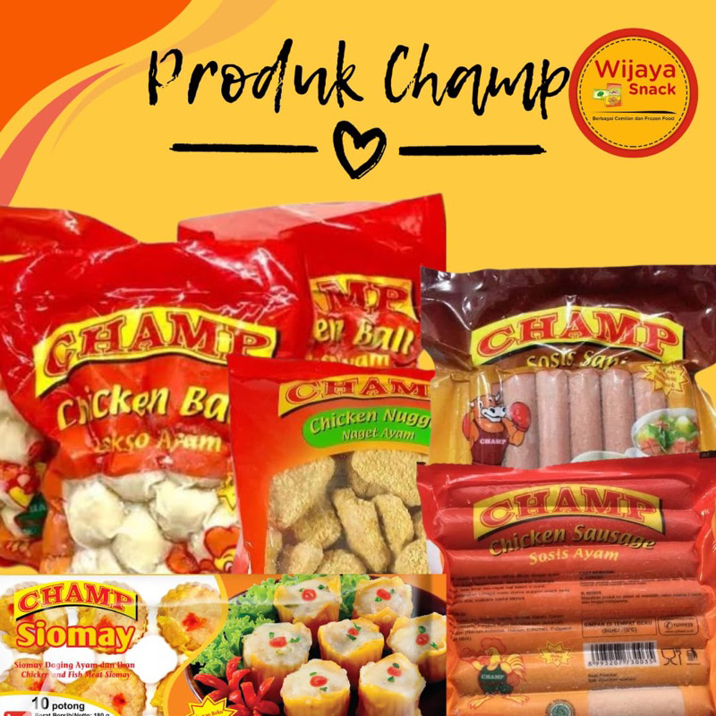 

Champ Produk (Bakso, Nugget, Sosis dan Siomay)