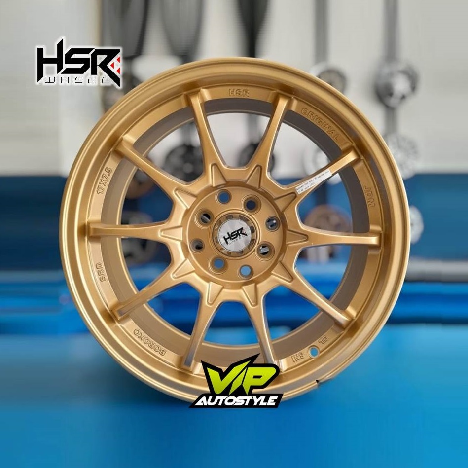 Velg Mobil honda jazz, livina, avanza BOROKO SRD HSR R17 GOLD