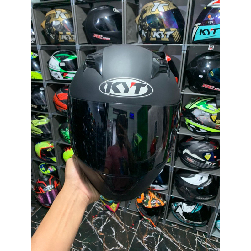 HELM KYT R10 HITAM DOF