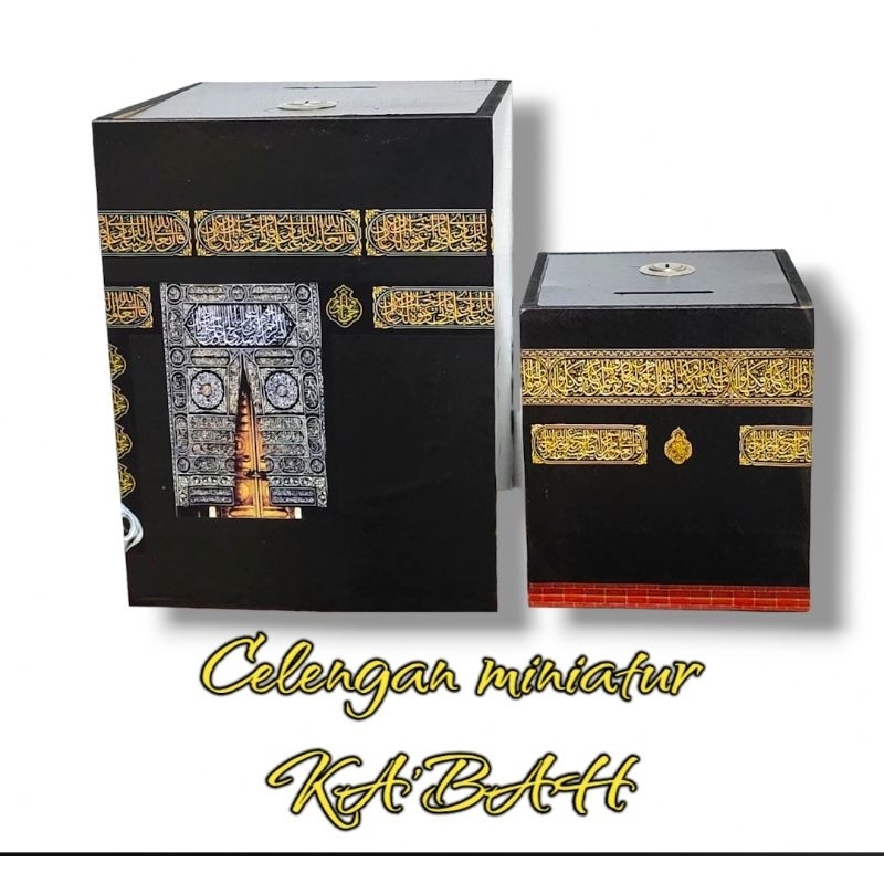 Celengan miniatur Ka'bah