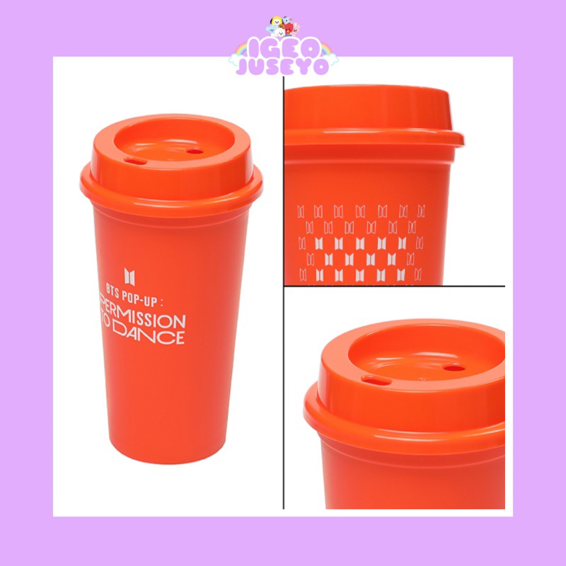 [READY] BTS PTD Reusable Tumbler Orange - Black Friday Weverse Shop