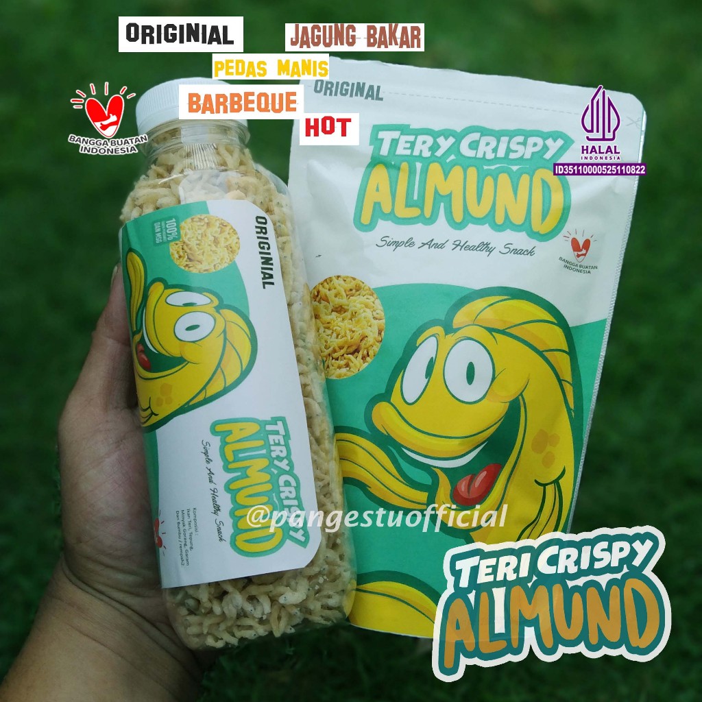 

TERY CRISPY TERI ALMUND BOTOL 150 gram