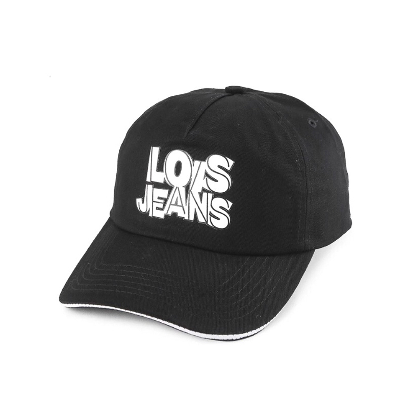 Topi Lois Original - Katun Black