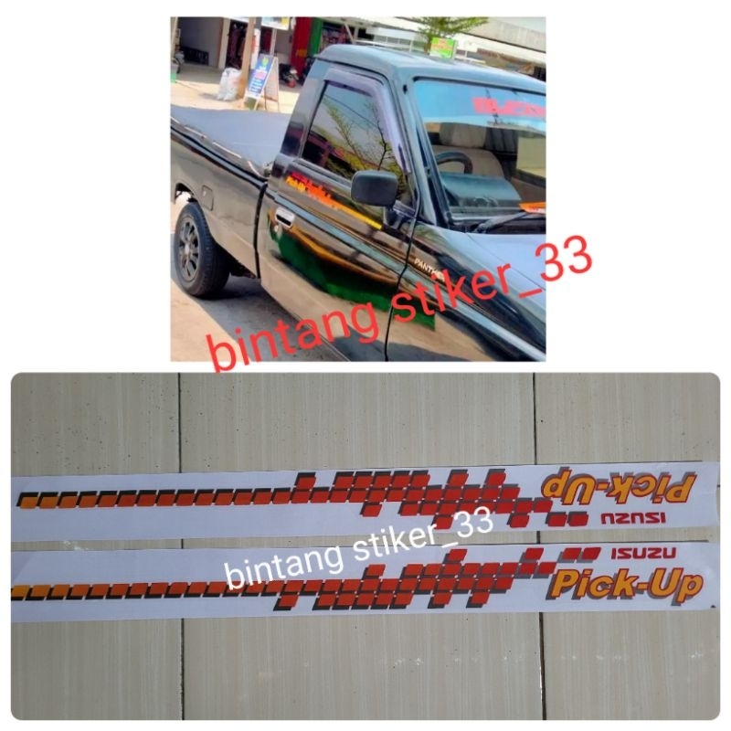 Stiker isuzu panther pick up/stiker panther pick up/stiker panther