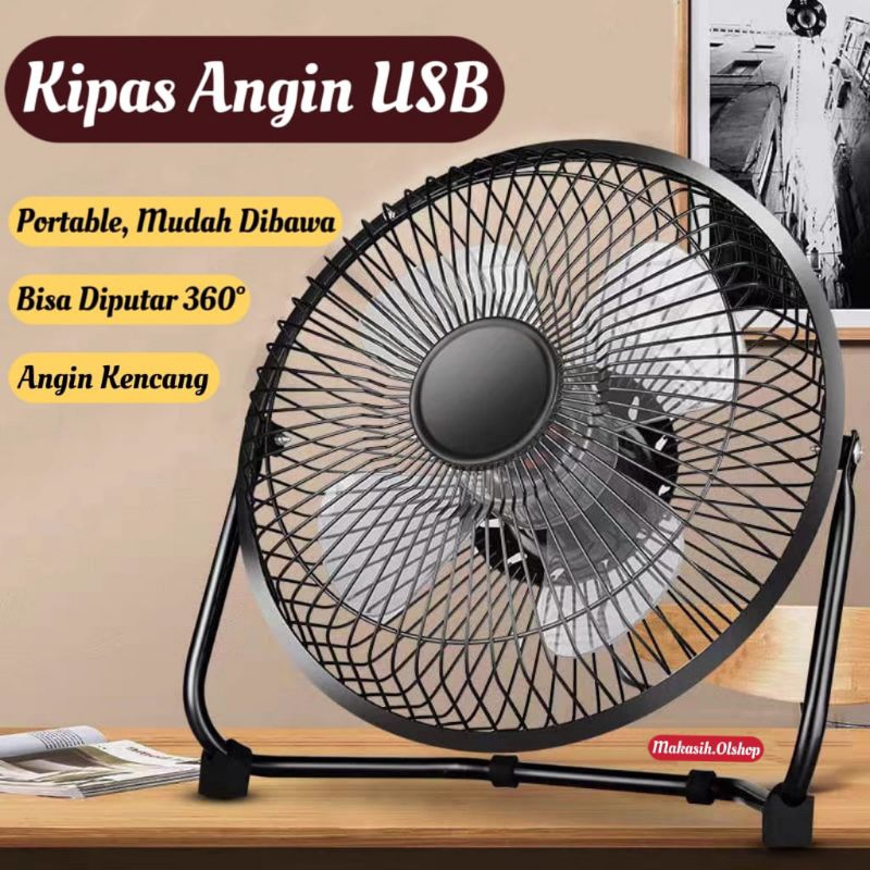 Kipas Angin Mini Portable Cas Fan Karakter