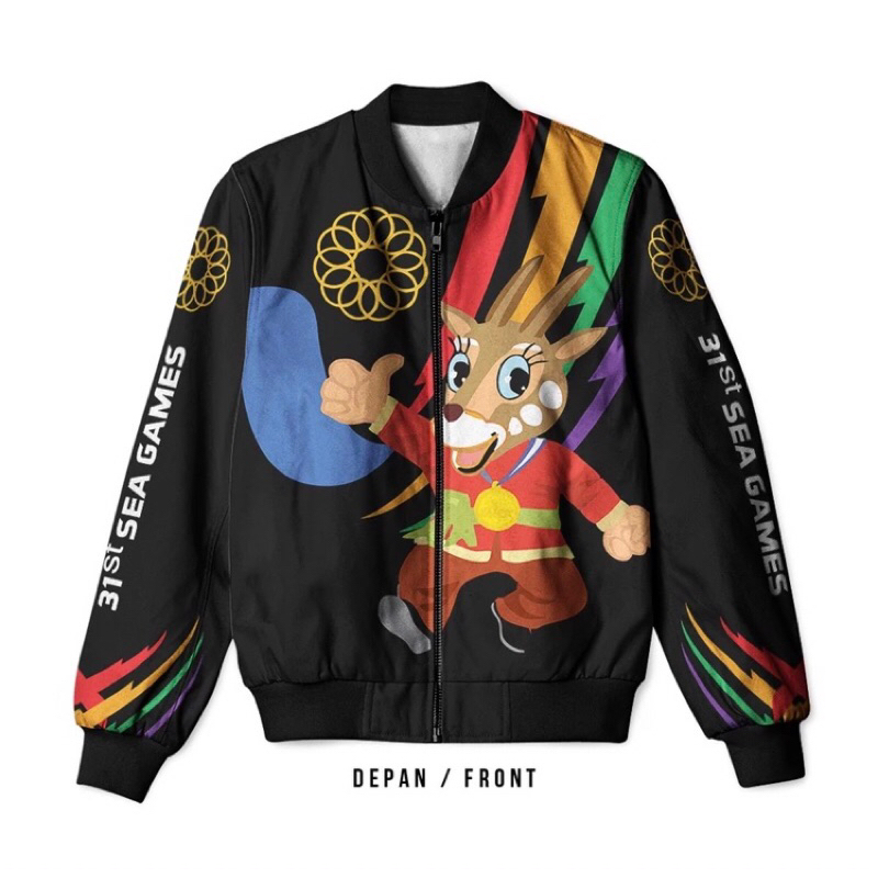 Jaket Bomber Sea Games Vietnam 2021