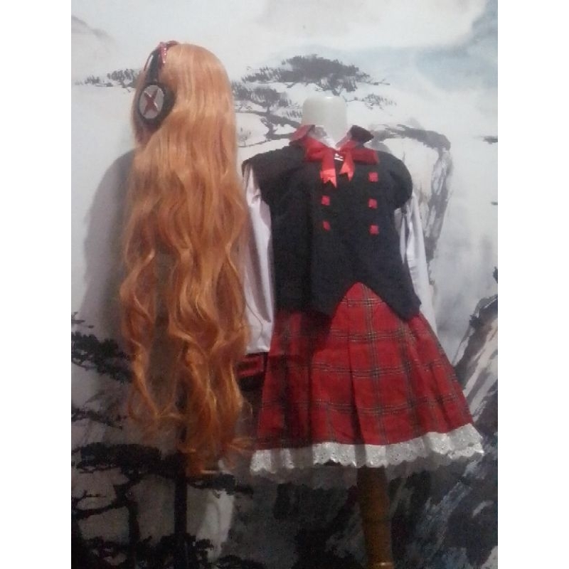 Fullset Costume + Wig Chelsea Akame Ga Kill