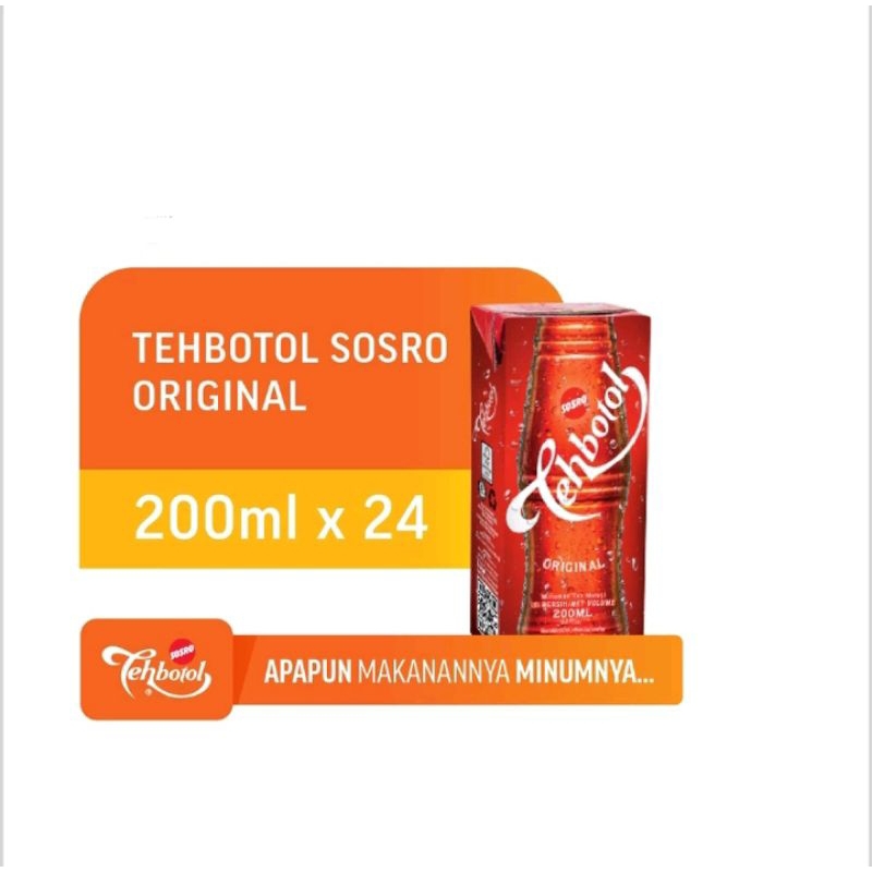 

Teh Botol Sosro Kotak 200ml isi 24 pcs - Kemasan Tetra Pack