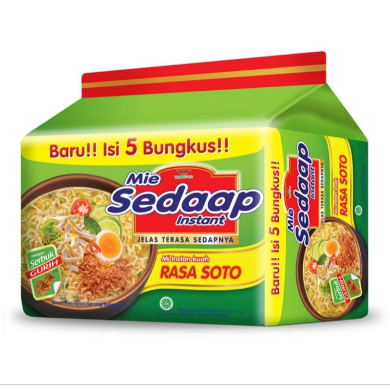 

SEDAAP MIE INSTAN SOTO 5 × 75GR