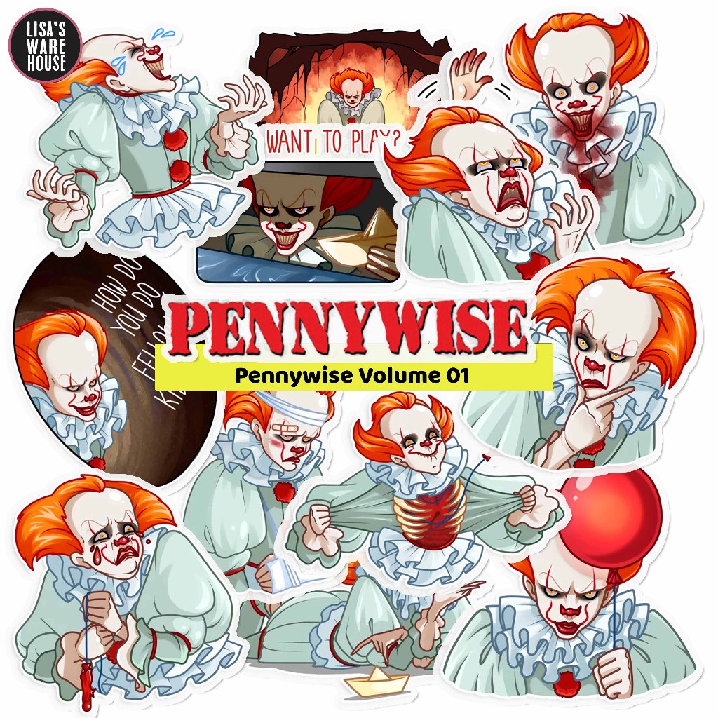 

Sticker Pennywise Volume 01