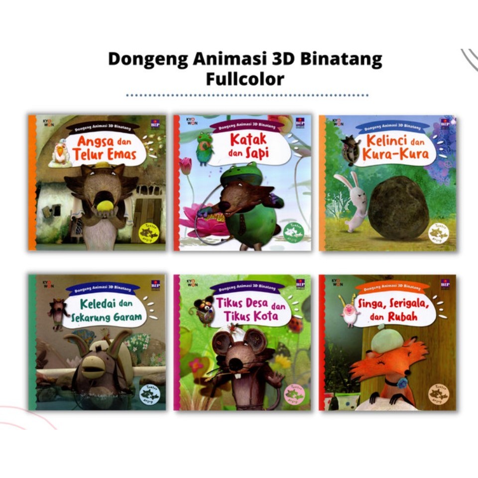 BIP Dongeng Animasi 3D Binatang Teater Aesop