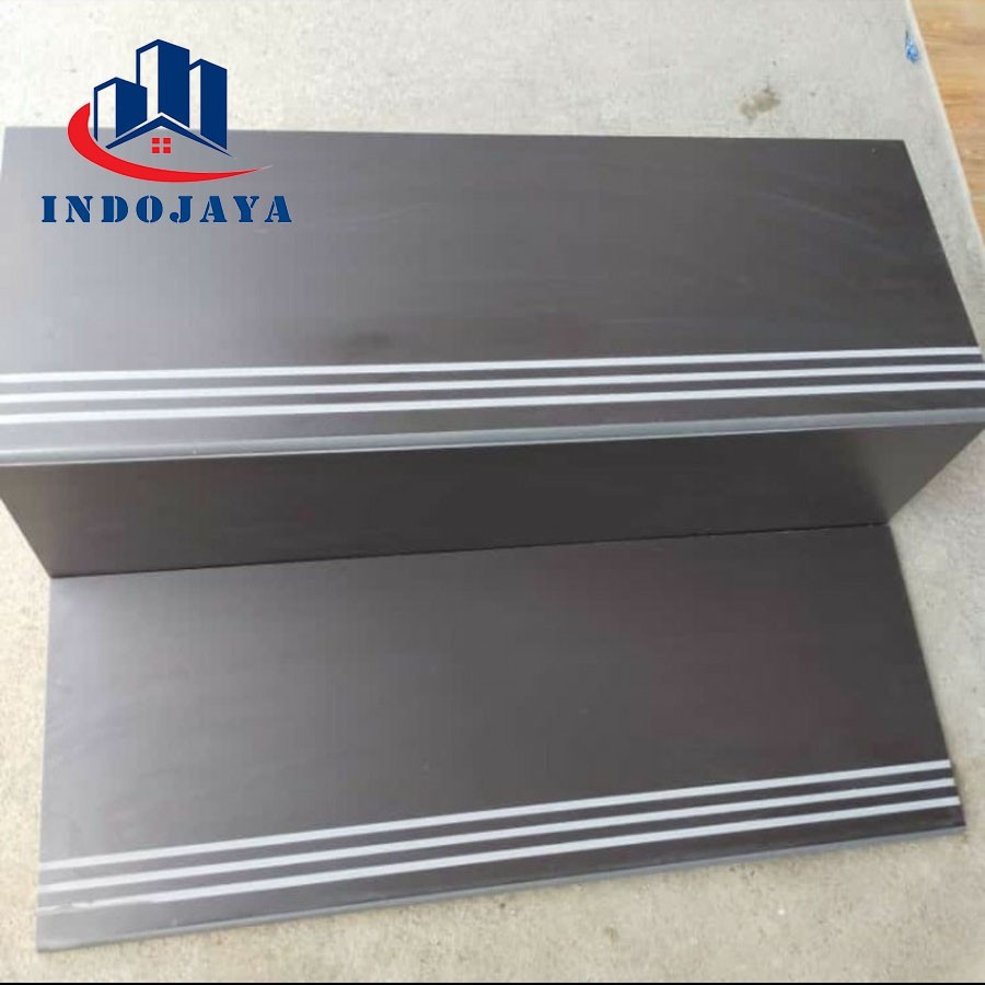 granit tangga 30x80 30x120 abu mett/kasar list plint keramik custom ukuran