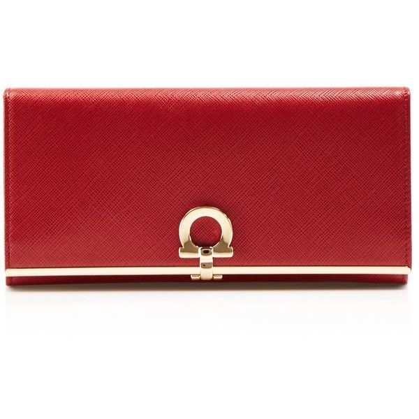 Dompet Asli Salvatore Ferragamo Gancini Icona Vitello Wallet - Preloved