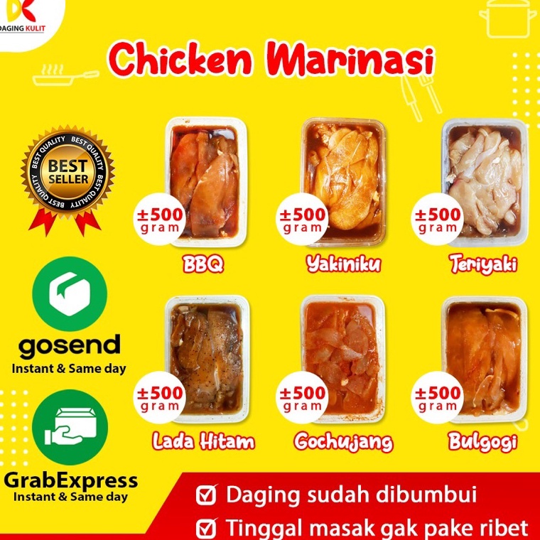

DISKON DAGING AYAM MARINASI CHICKEN MARINATED CHICKEN MARINASI