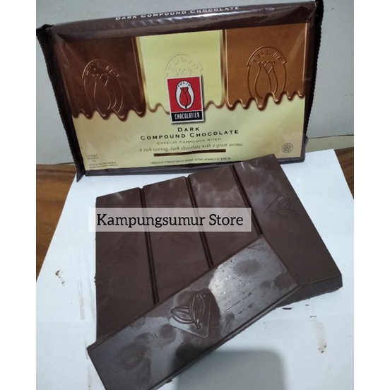 

p Harga Murah Coklat Batang Coklat Tulip Dark Dark Chocolatier Chocolate Compound 2 gr batang Produk Baru R51