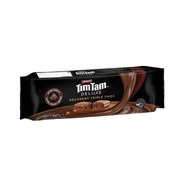 

Arnott's Tim Tam Deluxe Decadent Triple Choc Biscuits 175g Australia