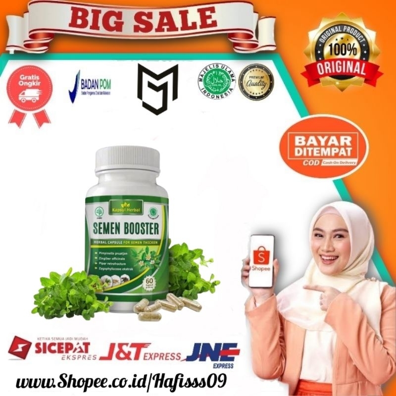 ( Terlaris ) Semen Booster Original Obat Herbal Penyubur Semen Boster Asli