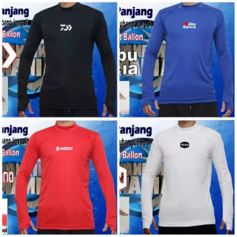 Jersey lengan panjang mancing bahan hyget ballon baju lengan panjang daiwa