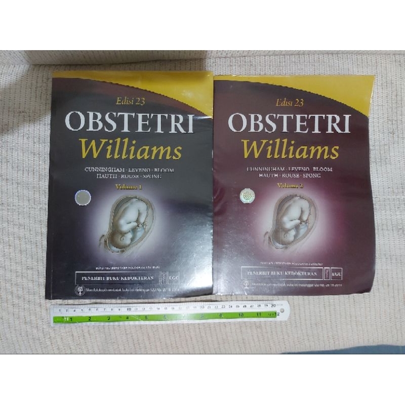 ASLI ORIGINAL William Obstetrics Vol 1 dan 2 Dijual Sepaket