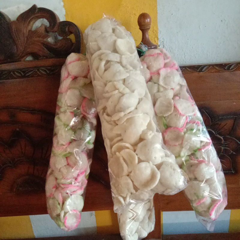 

Kerupuk upil/opak upil Rasa Bawang