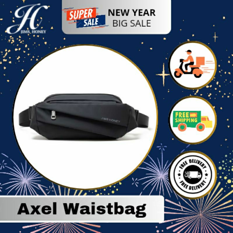 

Tas dada Pria Wanita Axel waistbag jimshoney waterproof