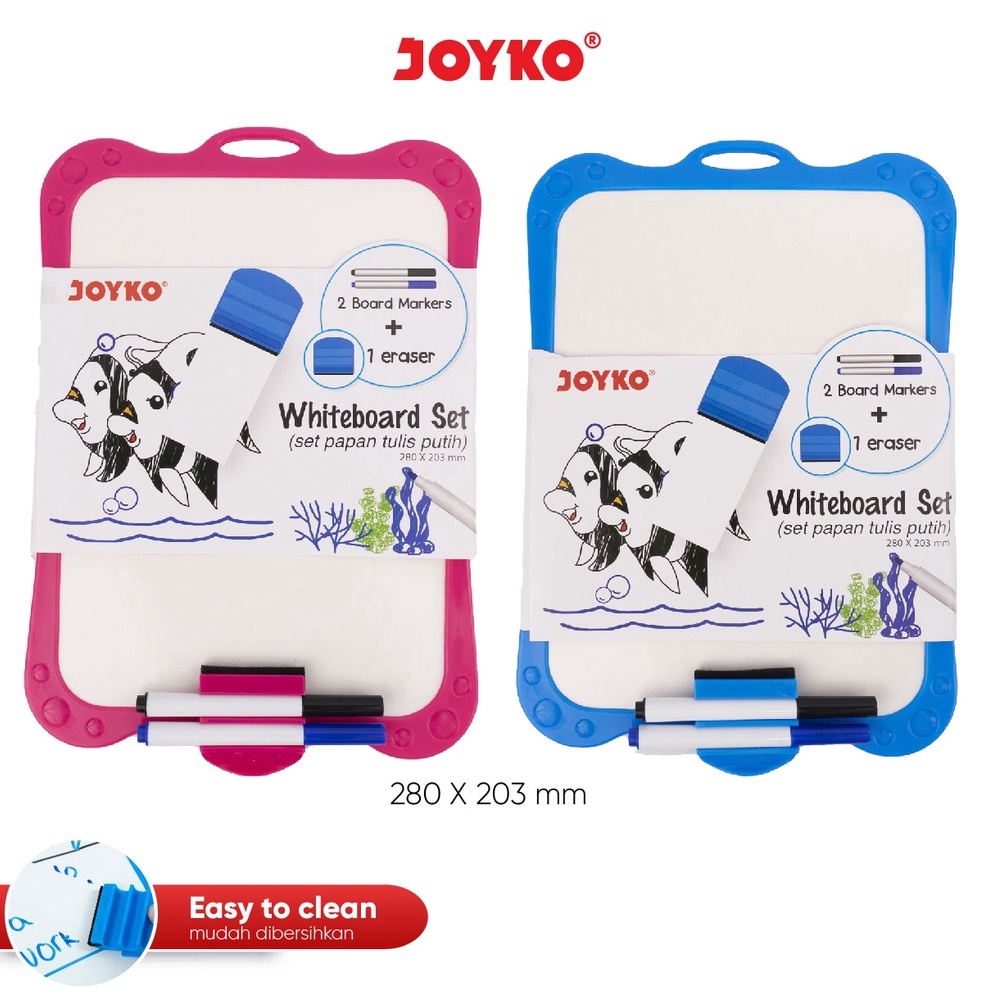 

Jaman Now Papan Tulis Putih Set Whiteboard Set Joyko WBS17CO 78