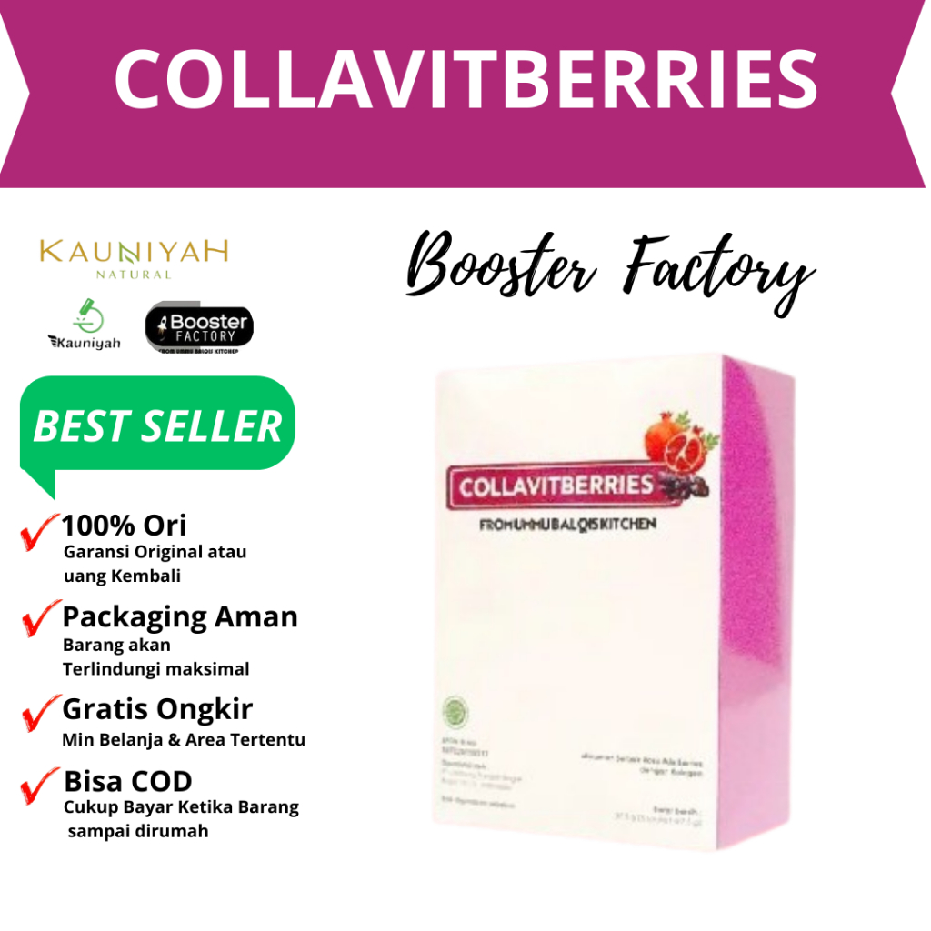 

Colla vit berries Collavitberries Collavit berries minuman kolagen by ummubalqis 1 box isi 5 Sachet