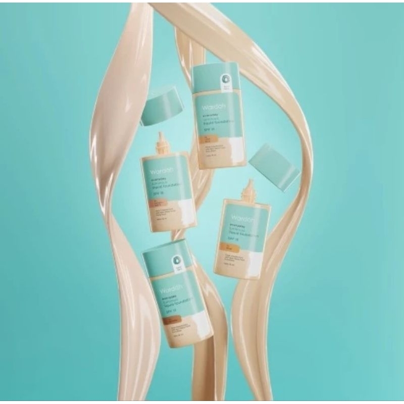 Wardah Everday lominus liquid fandation/wardah Alas Bedak