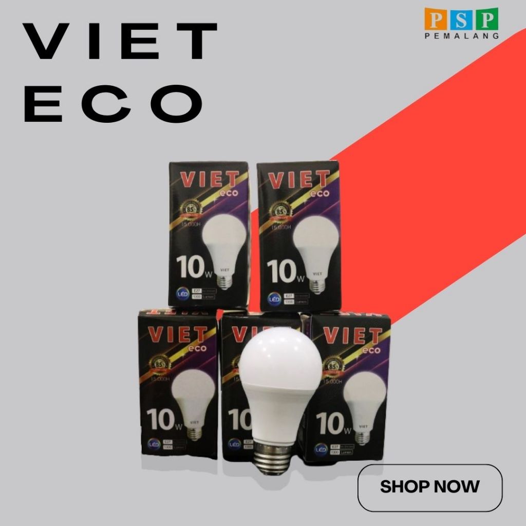 PAKET HEMAT 5 PCS LAMPU LED 10 WATT