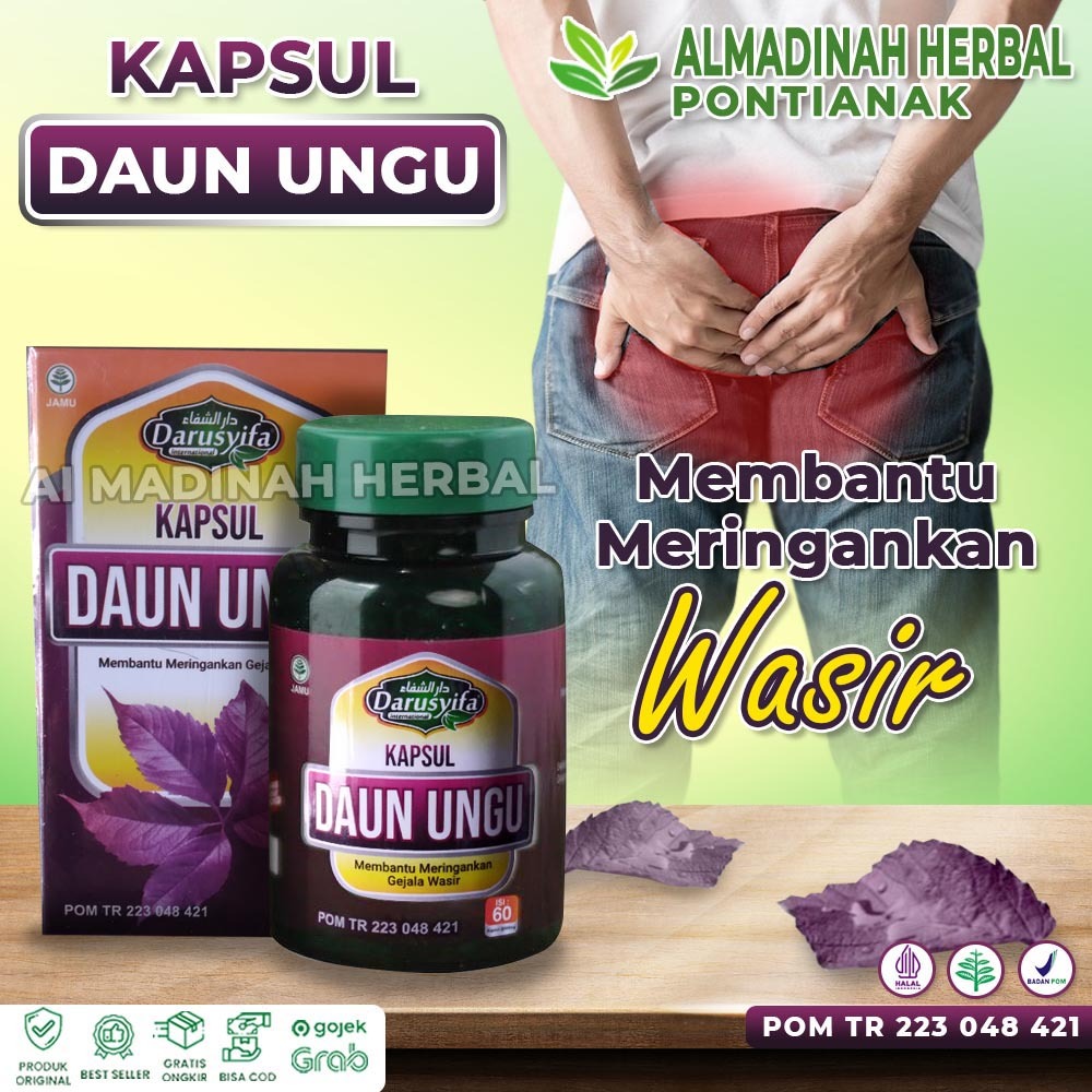 

KAPSUL DAUN UNGU DARUSYIFA 60 KAPSUL