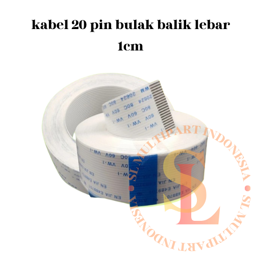 kabel 20 pin bulak balik lebar 1cm
