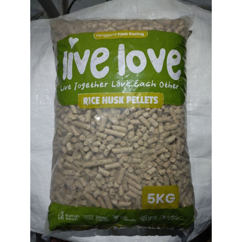 Wood Pellet Cat Litter 5 Kg | Pelet Kayu Premium 5 Kg