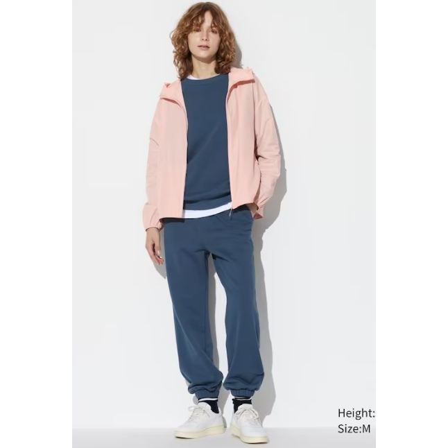 UNIQLO JAKET PARKA UV CUT SAKU WANITA POCKETABLE WATER REPELLENT JAKET OLAHRAGA