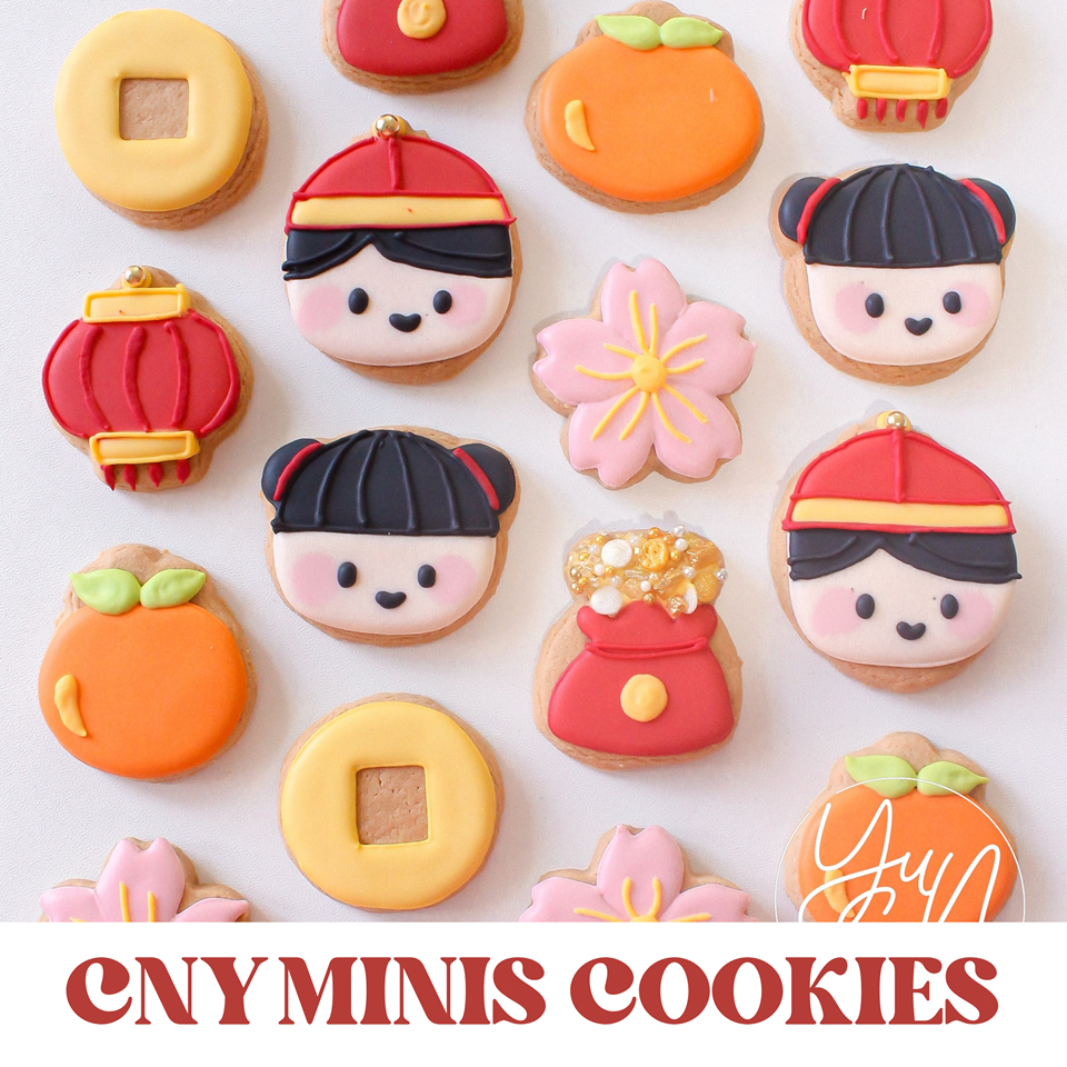 

Imlek Sincia MINIS (CNY collection) — Sugar Cookies / Decorated Cookies / Kukis Hias