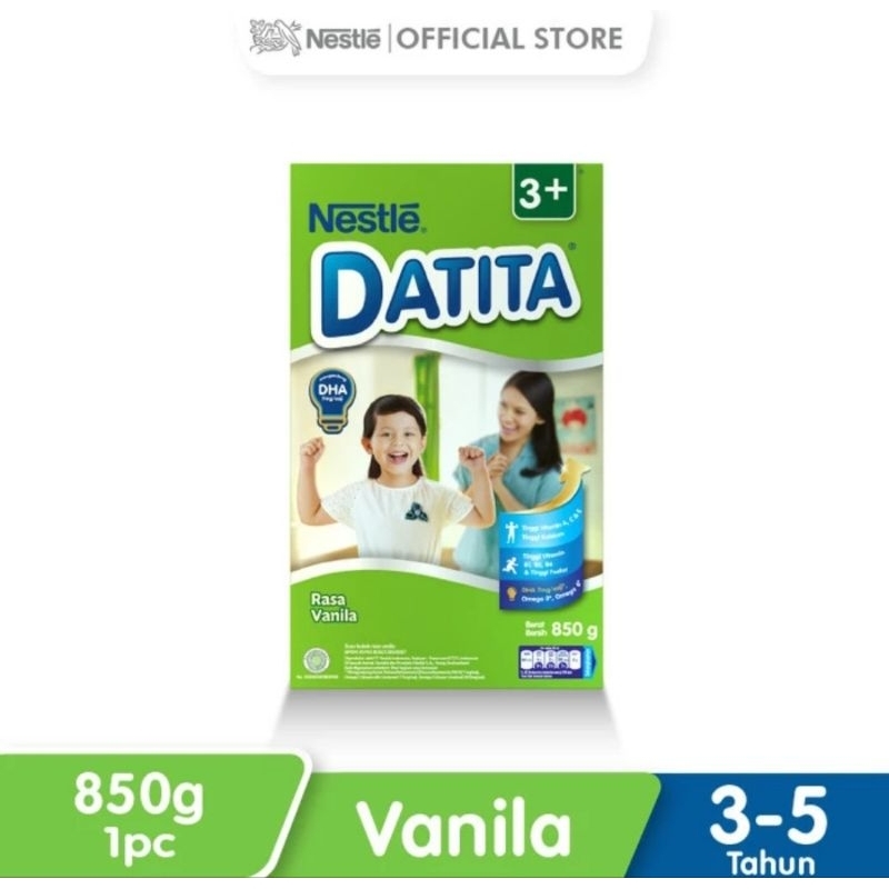 NESTLE DATITA 3+ VANILA SUSU ANAK 3-5 TAHUN BOX 850GR