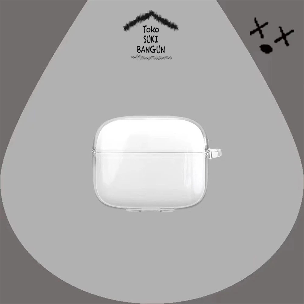 Case Baseus Bowie M2 Silicone CLEAR Transparent TWS Casing Cover Pouch Protector