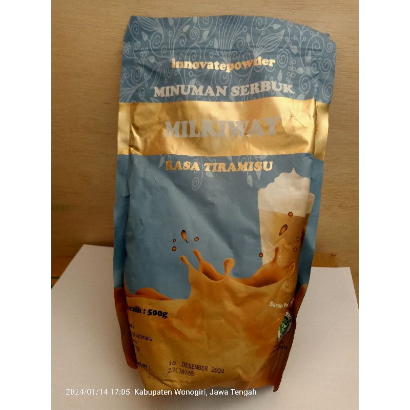 

Milkiway Minuman Serbuk Rasa Tiramisu 500 gr