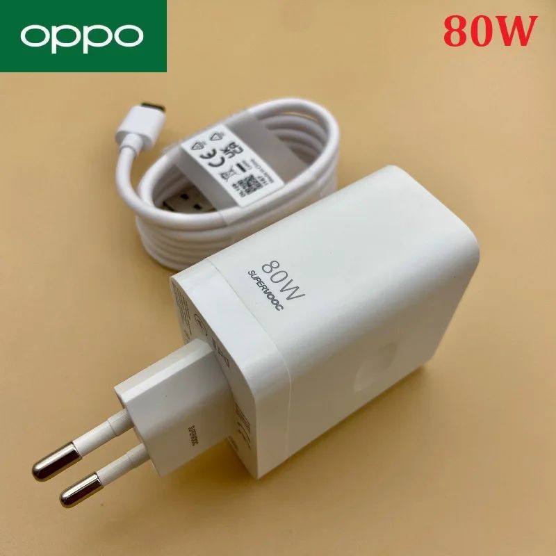 CHARGER ORIGINAL 100% OPPO FIND N2 FLIP SUPER VOOC 80WATT USB TYPE C FAST CHARGING CARGER ORI