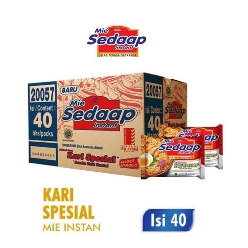 

1 Dus Mie Sedaap kari Spesial Isi 40 Pcs
