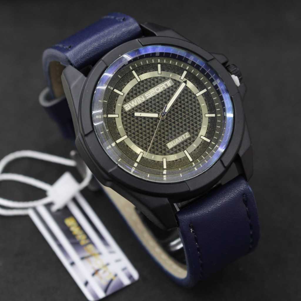 JAM TANGAN BWIN SPORT TYPE B739//JAM TANGAN ANALOG//JAM TANGAN PRIA TERBARU//STRAP KULIT