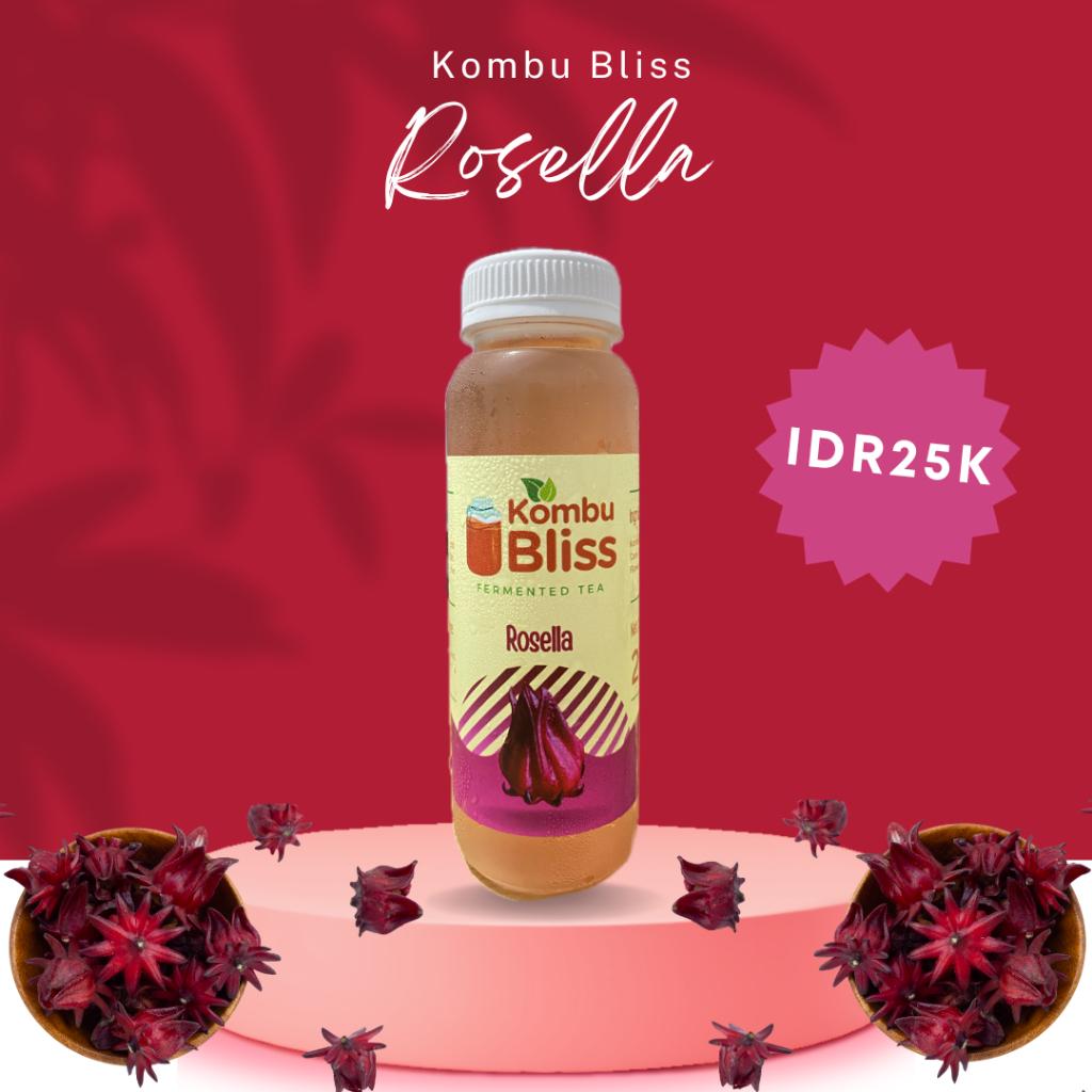 

Kombucha Rosella - 250mL | by Kombu Bliss