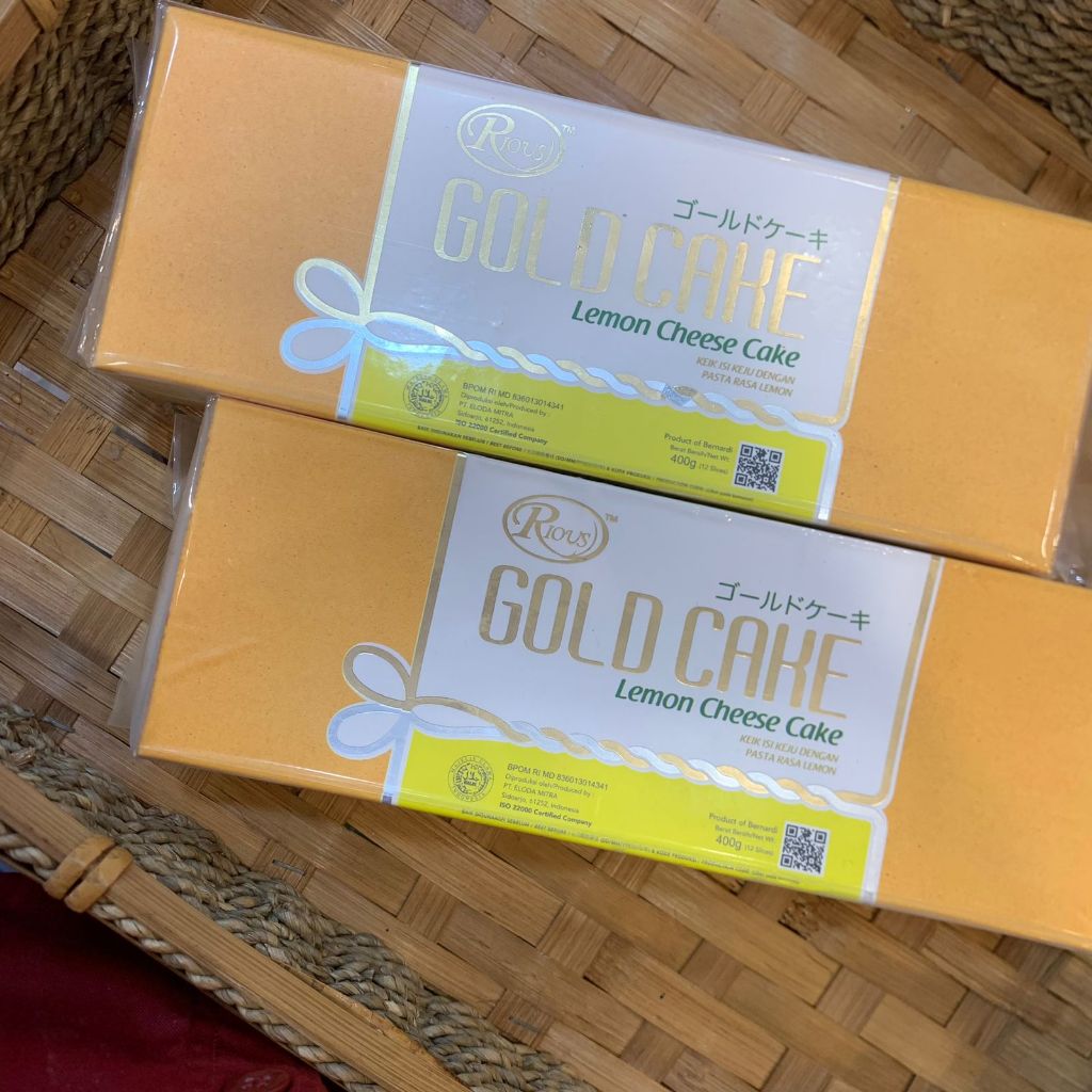 

Rious Gold Cake LEMON 200G (MINI)