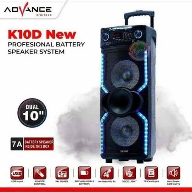 Speaker Portable Bluetooth K10D Advance