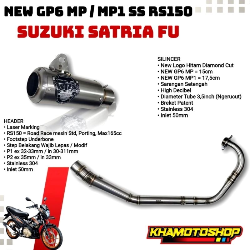 WRX NEW GP6 MP / MP1 SS RS150 SATRIA FU