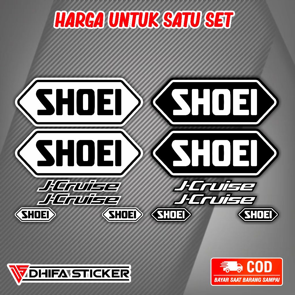 stiker cutting shoei j Cruise