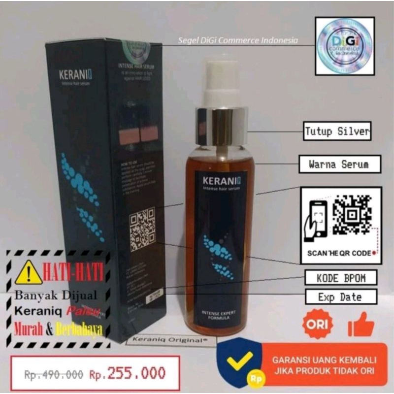 Keraniq hair serum penumbuh rambut obat original asli botak keranik KERANIQ ori